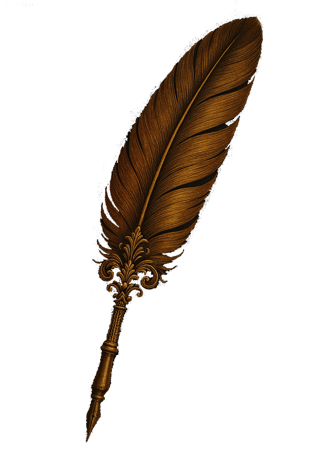 Plume dorée